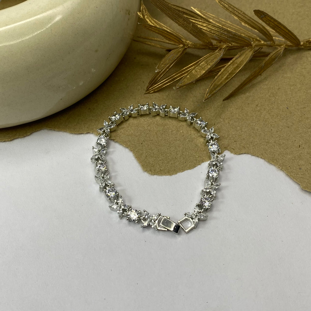 Marquise Cluster Tennis Bracelet