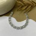Round Cluster & Marquise Link Bracelet