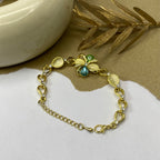 Floral CZ Stone Bracelet