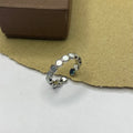 Beaded Eternity Shine Adjustable Ring