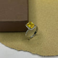 Minimal Stone Studded Adjustable Ring