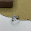 Minimal Single Stone Adjustable Ring