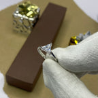 Minimal Single Stone Adjustable Ring