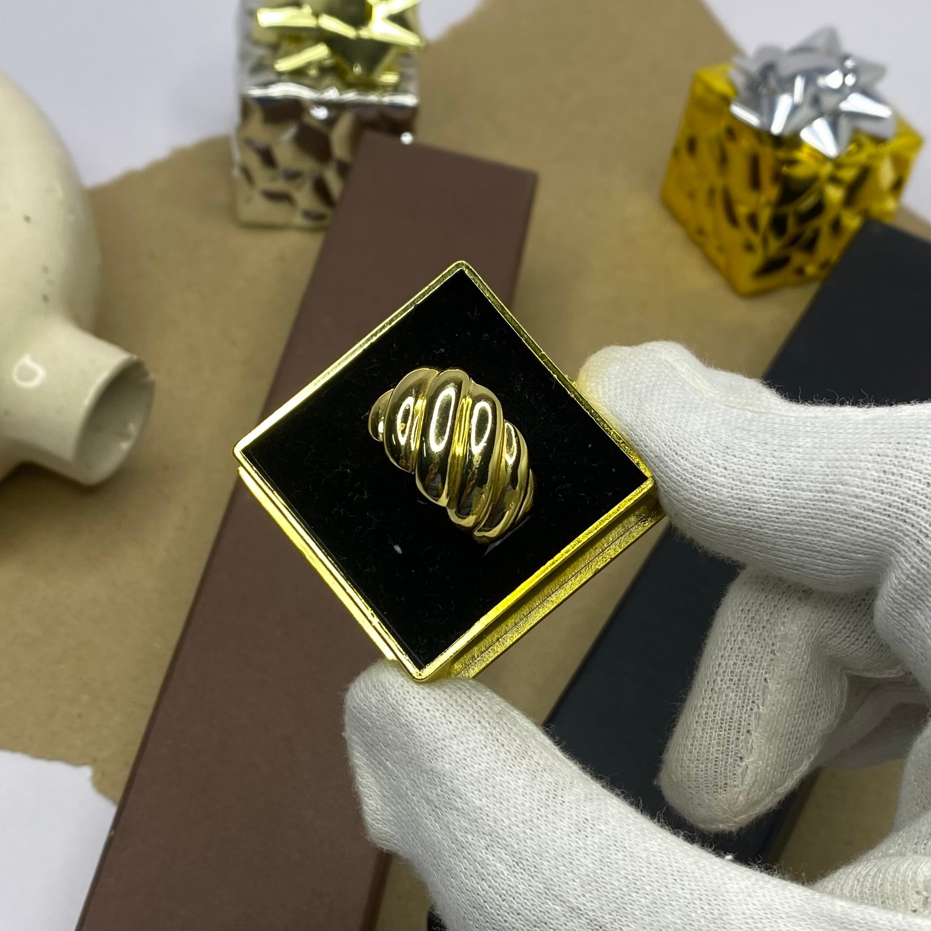 Chunky Broad Adjustable Ring