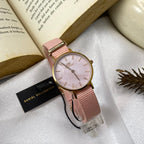 Petite Rosewater Gold Tone Watch (DW00100319)