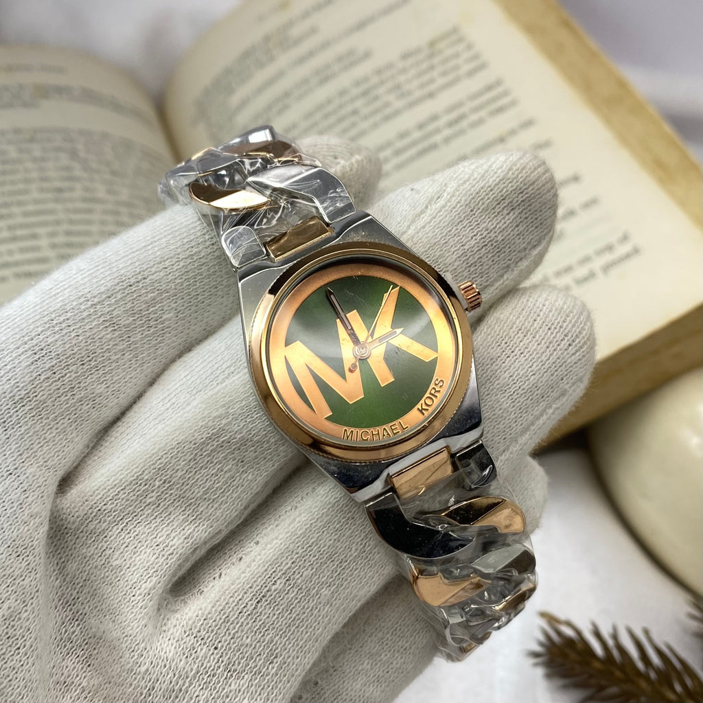 Runway Mercer Two Tone Stainless Steel Watch (MK6840)