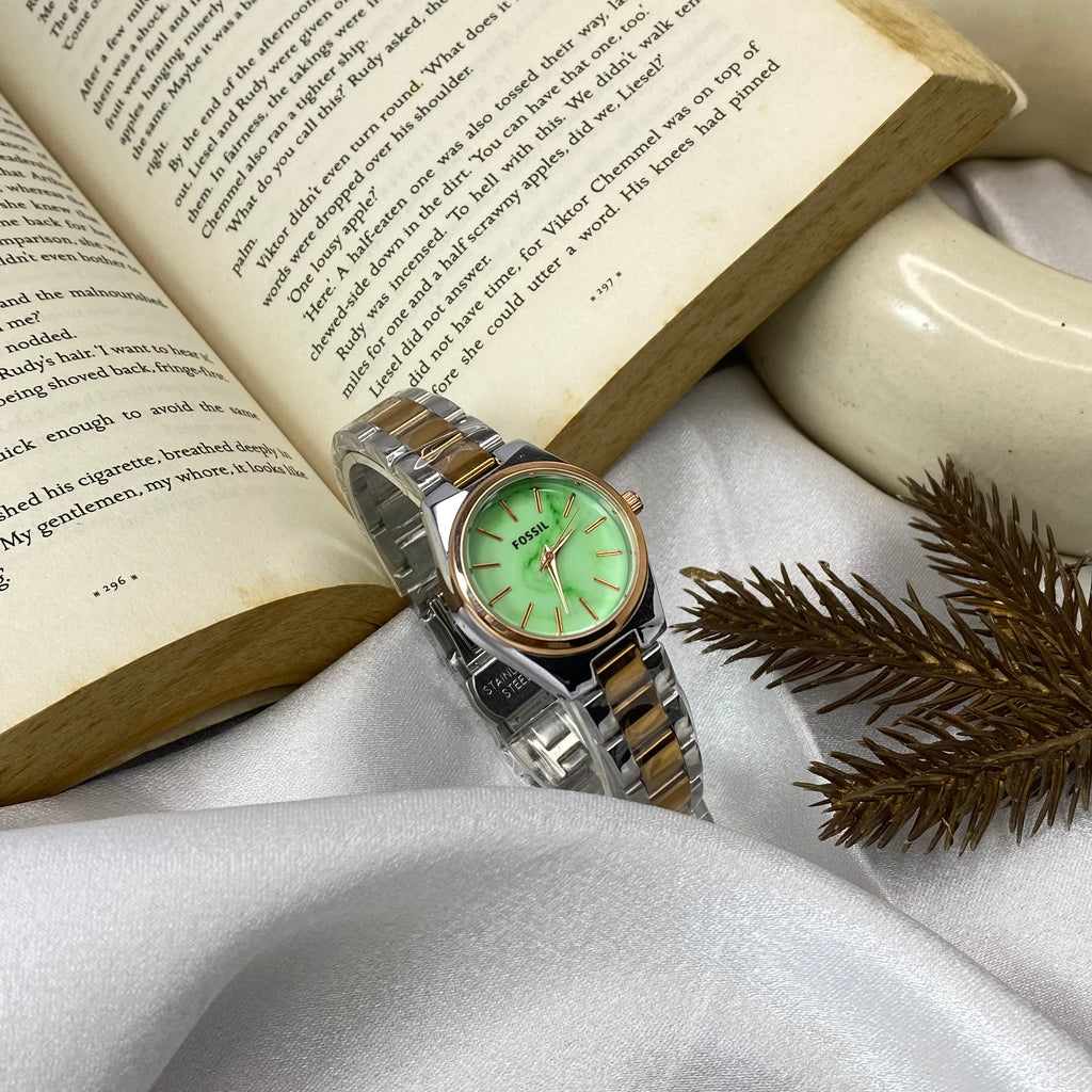 Carlie Mini Three Hand Two Tone Watch
