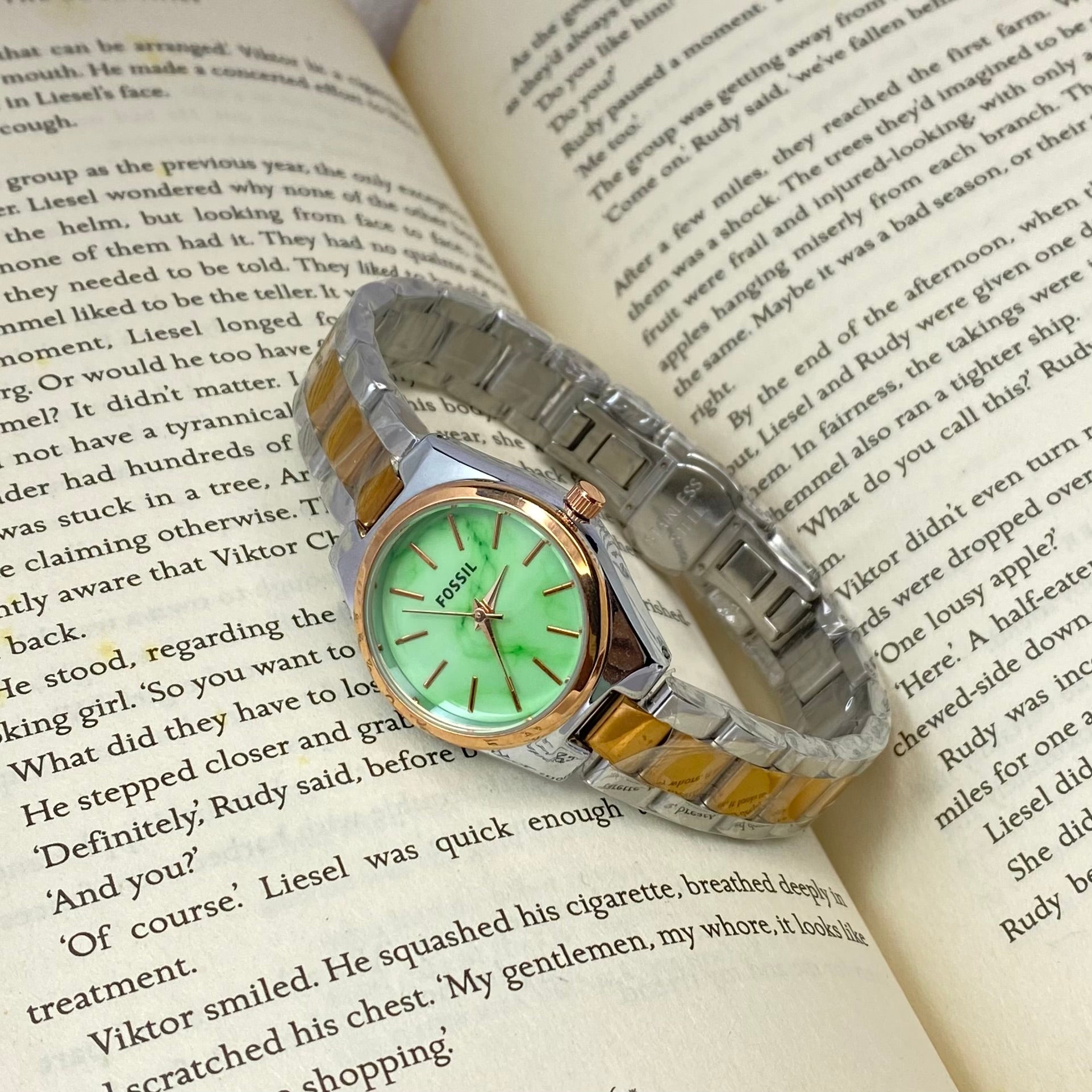 Carlie Mini Three Hand Two Tone Watch
