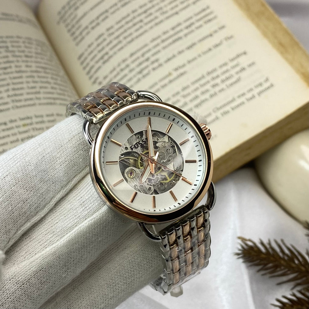 Carlie Automatic Two Tone Stainless Steel Watch (ME3175)