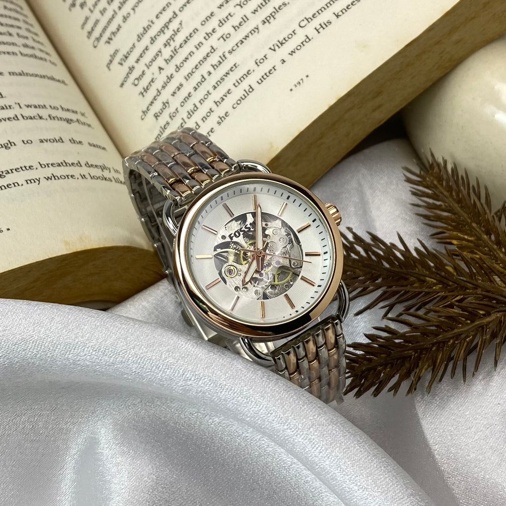 Carlie Automatic Two Tone Stainless Steel Watch (ME3175)