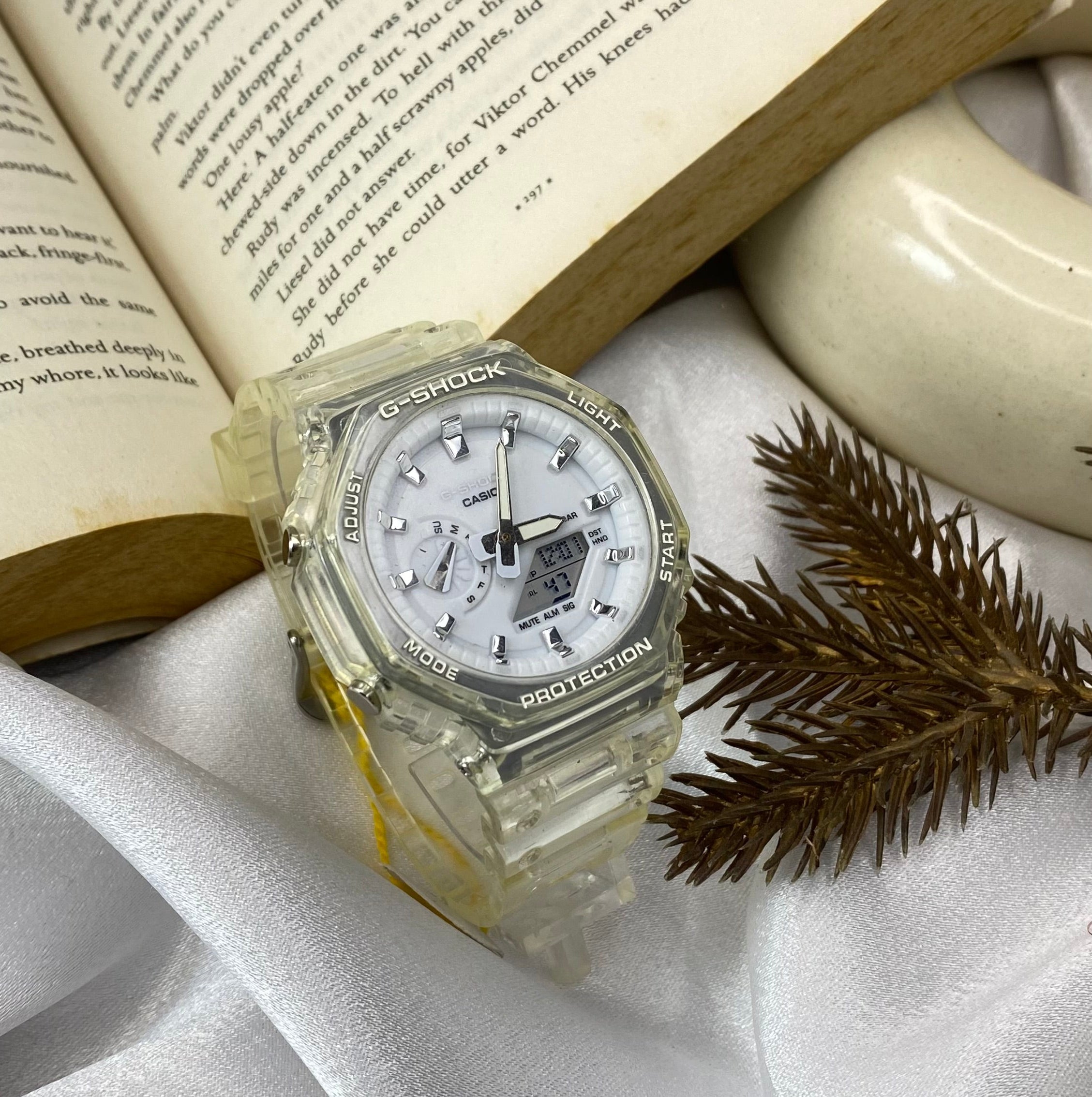 Skeleton Series Analog Digital Watch (GA-2100SKE-7A)