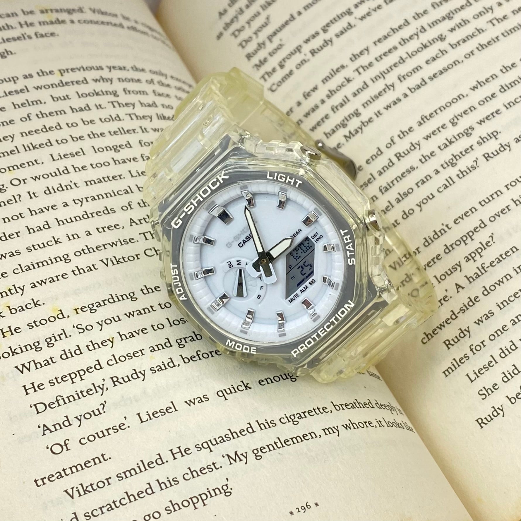 Skeleton Series Analog Digital Watch (GA-2100SKE-7A)