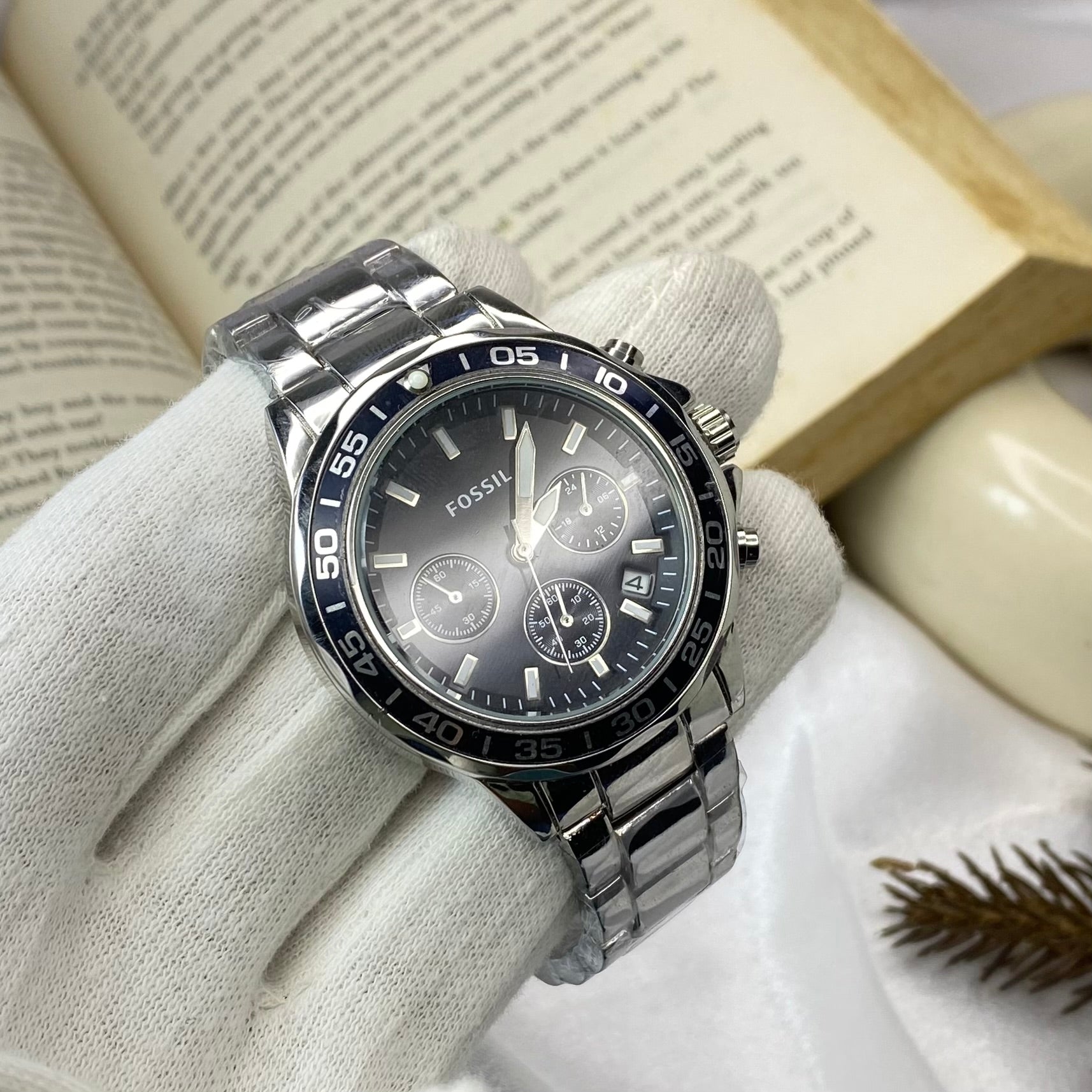 FB 01 Chronograph Stainless Steel Watch (FS5825)