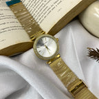 Slim Runway Gold-Tone Mesh Watch (MK3512)