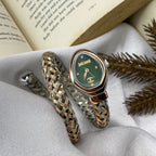 JC SNAKE WATCH with Green dial