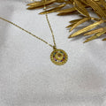 Golden Rainbow Halo Neckchain