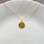 Golden Rainbow Halo Neckchain
