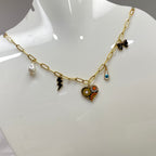 Multi Charm Statement Neckchain