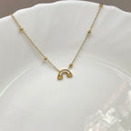 Mother of Pearl Rainbow Charm Neckchain