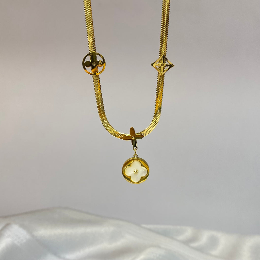 Clover Snake Chain Neckchain