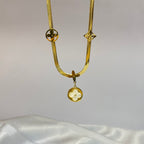 Clover Snake Chain Neckchain