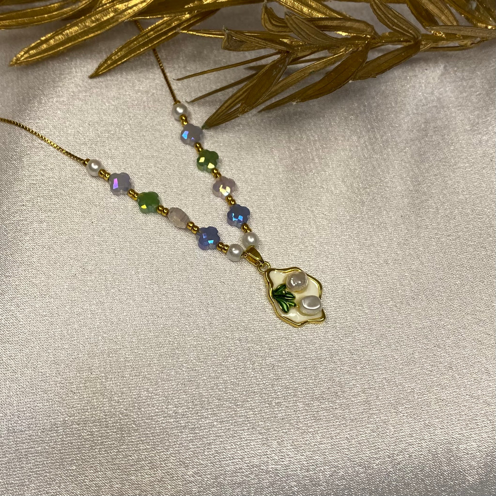 Pastel Blossom Charm Neckchain