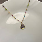 Pastel Blossom Charm Neckchain