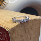 925 Sterling Silver Classic Bezel Stone Ring