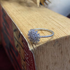 925 Sterling Silver Celestial Starburst Ring