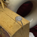 925 Sterling Silver Celestial Starburst Ring