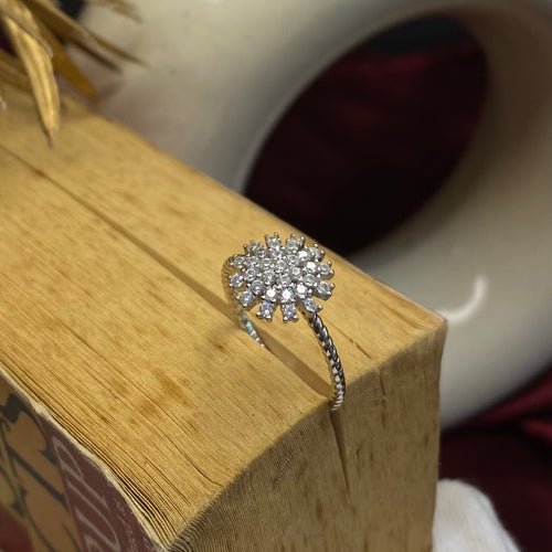 925 Sterling Silver Celestial Starburst Ring