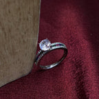 925 Sterling Silver Prism Sparkle Band Ring