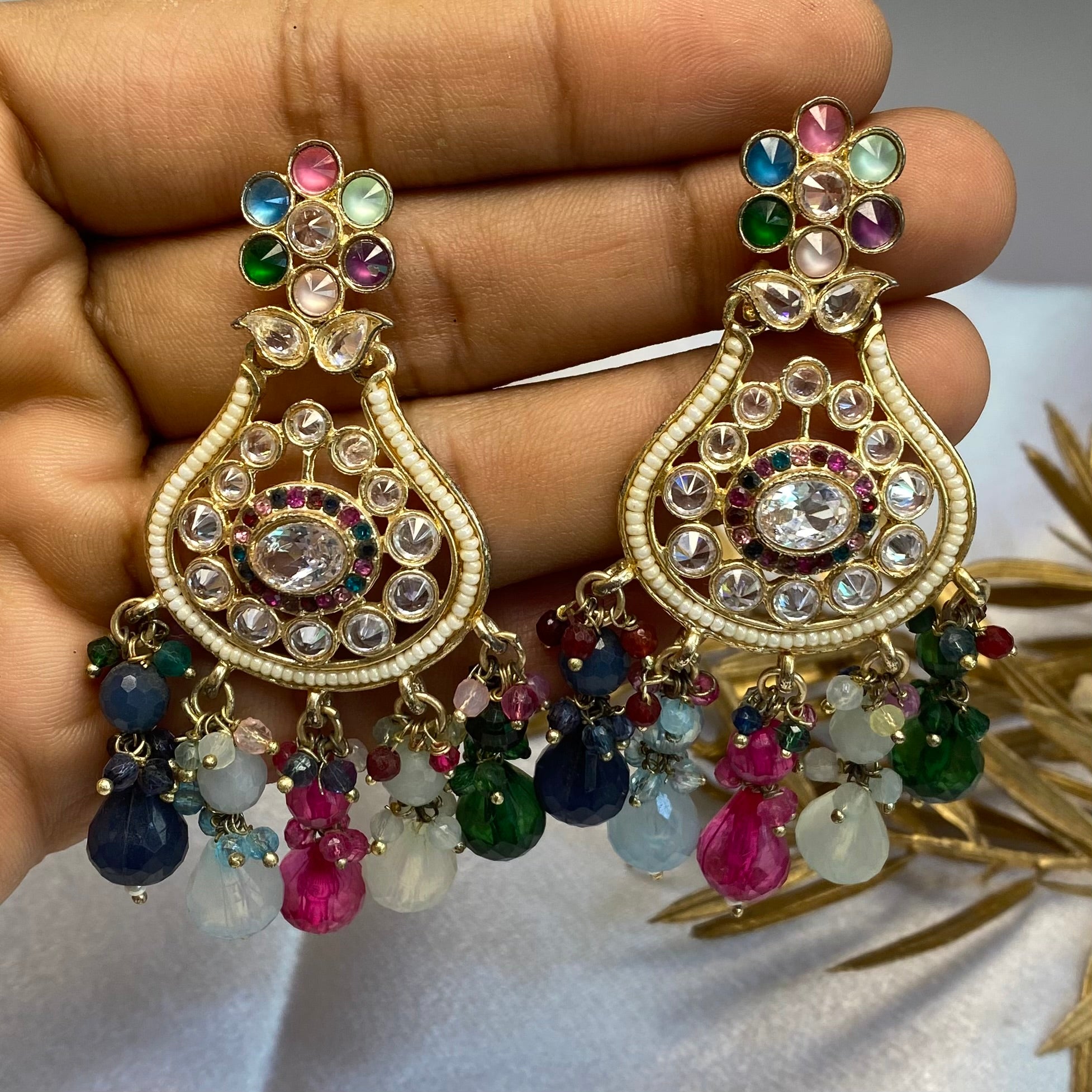Traditional Multi colour Earrings