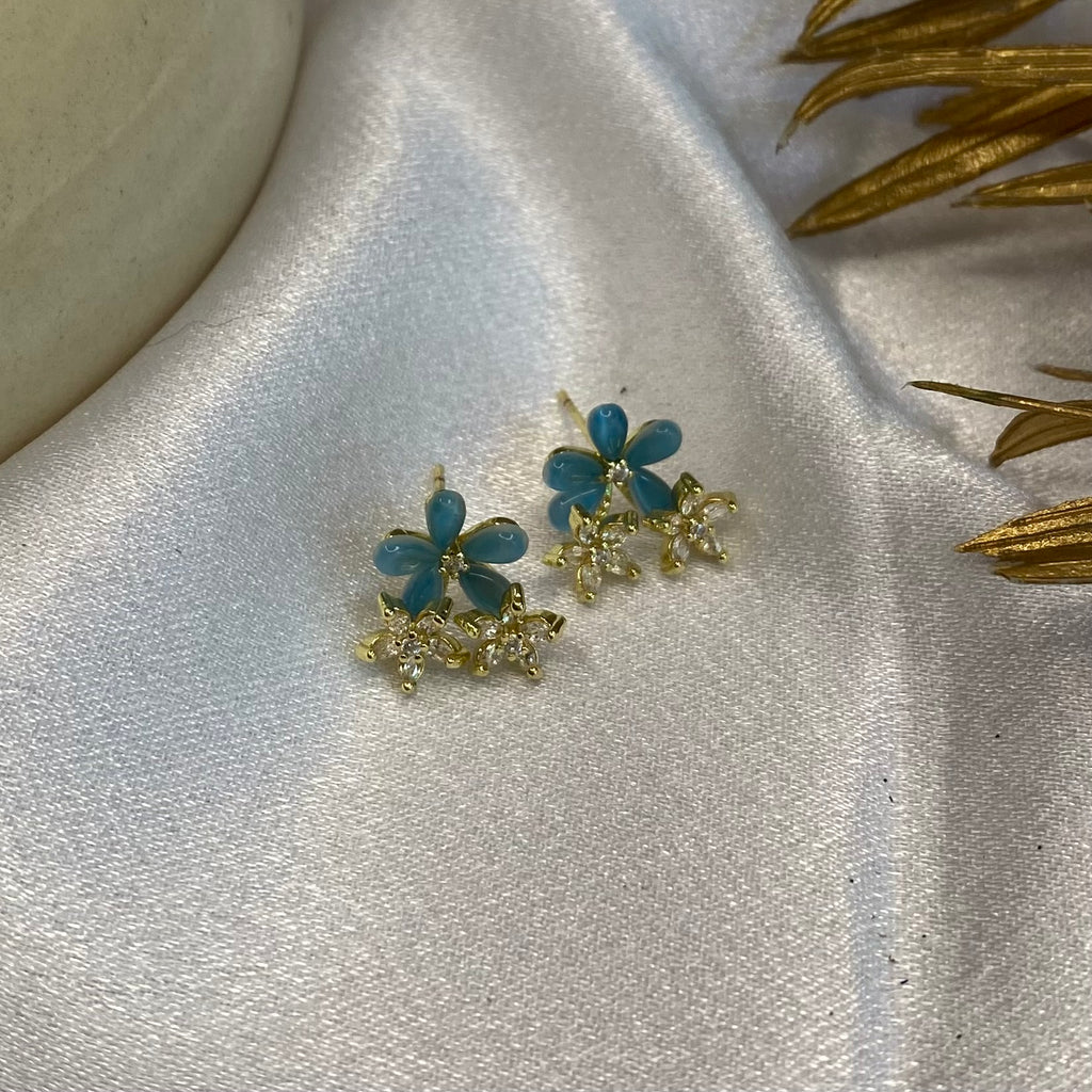 Minimal Floral Earrings