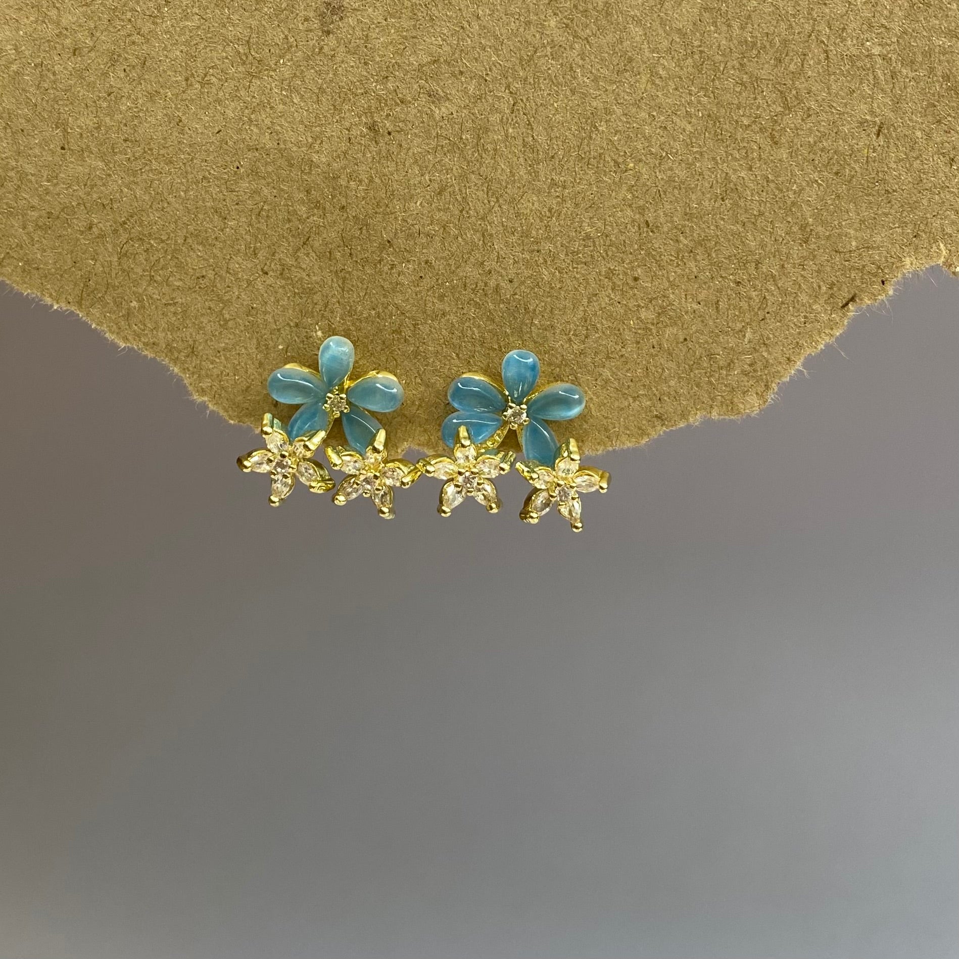 Minimal Floral Earrings