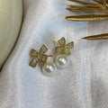 Bow & Pearl Earrings