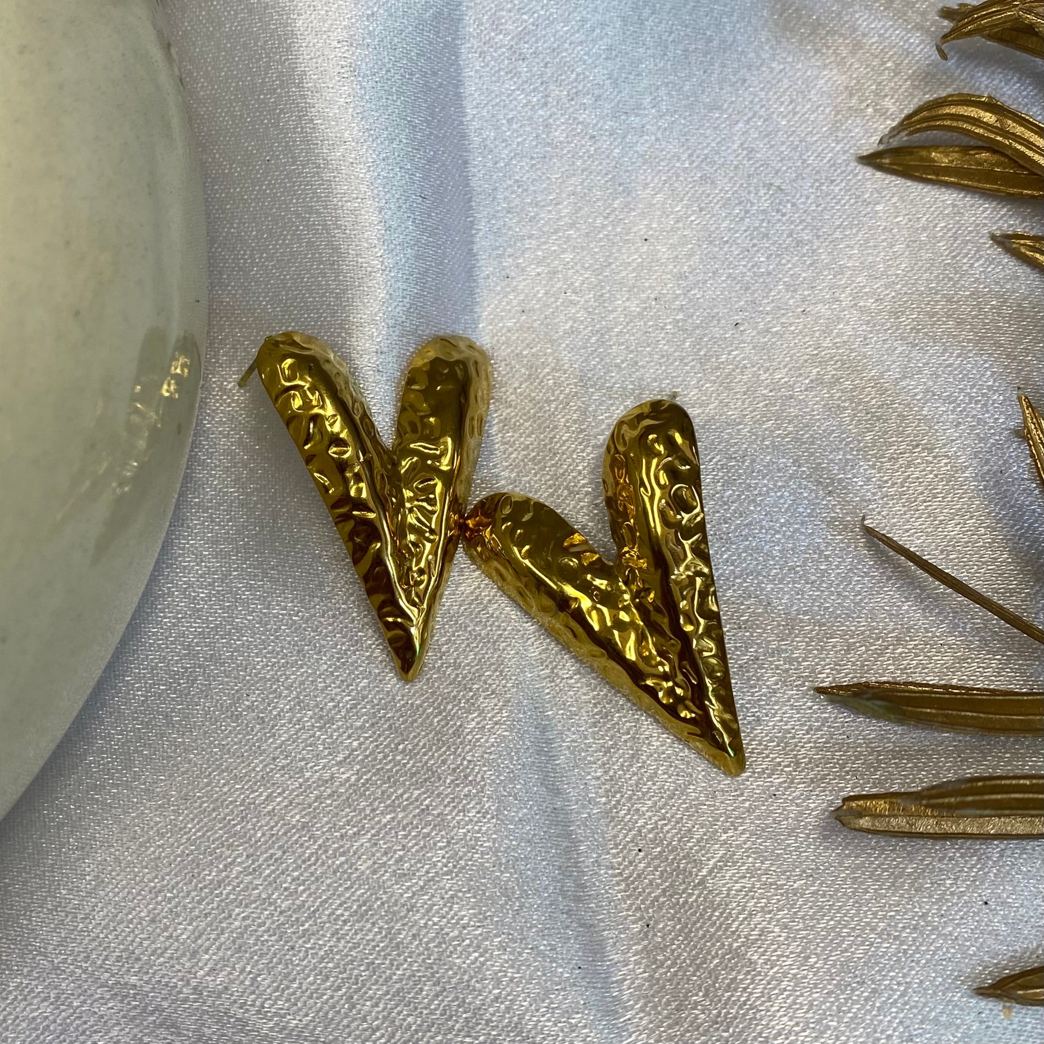 Antitarnish Heart Earrings