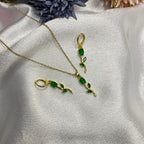 Tulip Neckchain and earrings
