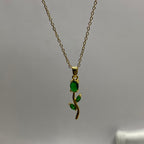 Tulip Neckchain and earrings