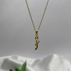 Tulip Neckchain and earrings