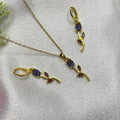 Tulip Neckchain and Earrings